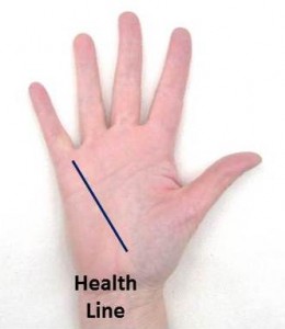 Health Line on Palm