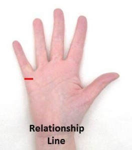 Relationship Line on Palm
